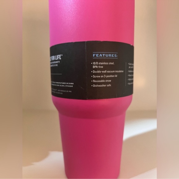 🎉LAST CHANCE🎉Stanley 30oz Stainless Steel Adventure Quencher Azalea - Picture 9 of 10